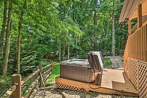 Vintage Creekside Cottage w/ Hot Tub & Grill!