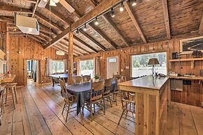 Secluded Camp Connell Home w/ Deck + Fireplace!
