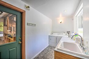 Secluded Camp Connell Home w/ Deck + Fireplace!