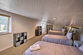 Secluded Camp Connell Home w/ Deck + Fireplace!