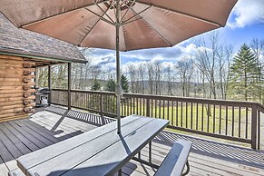 Secluded Pleasant Mount Cabin w/ Deck & Fireplace!