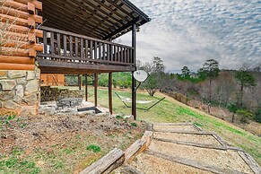 Mtn Views, Yard, & Fire Pit: Multi-level Cabin