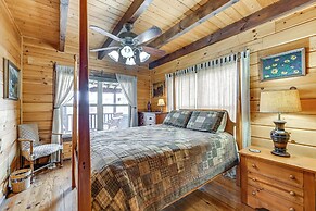 Mtn Views, Yard, & Fire Pit: Multi-level Cabin