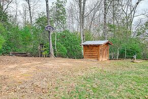 Mtn Views, Yard, & Fire Pit: Multi-level Cabin