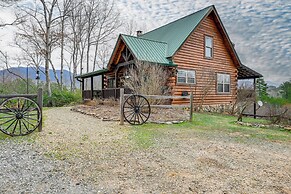 Mtn Views, Yard, & Fire Pit: Multi-level Cabin