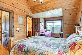 Mtn Views, Yard, & Fire Pit: Multi-level Cabin