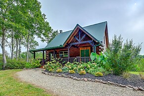 Mtn Views, Yard, & Fire Pit: Multi-level Cabin