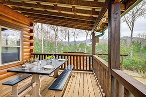 Mtn Views, Yard, & Fire Pit: Multi-level Cabin