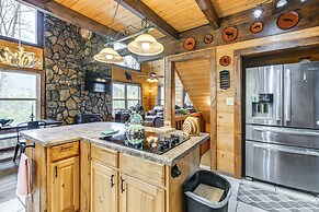 Mtn Views, Yard, & Fire Pit: Multi-level Cabin