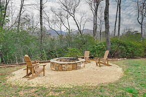 Mtn Views, Yard, & Fire Pit: Multi-level Cabin