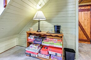 Mtn Views, Yard, & Fire Pit: Multi-level Cabin