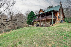 Mtn Views, Yard, & Fire Pit: Multi-level Cabin