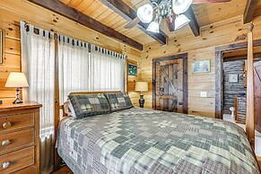 Mtn Views, Yard, & Fire Pit: Multi-level Cabin