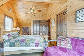 Mtn Views, Yard, & Fire Pit: Multi-level Cabin