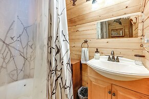 Mtn Views, Yard, & Fire Pit: Multi-level Cabin