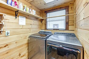 Mtn Views, Yard, & Fire Pit: Multi-level Cabin