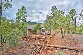 Fire Pit, Deck & Grill: Serene Prescott Cabin!