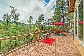 Fire Pit, Deck & Grill: Serene Prescott Cabin!