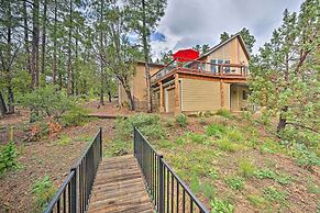 Fire Pit, Deck & Grill: Serene Prescott Cabin!
