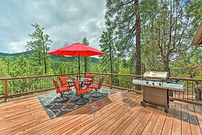 Fire Pit, Deck & Grill: Serene Prescott Cabin!
