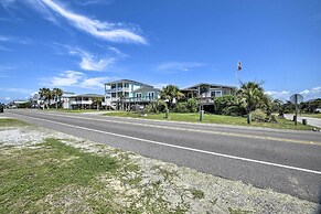 Oak Island Beach Abode w/ Deck: Walk to Shore!
