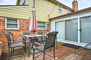 Suburban Detroit Home w/ Porch, Yard & Fire Pit!