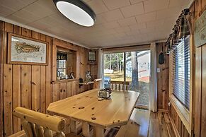 Riverfront Grayling Retreat w/ Fire Pit & Dock!