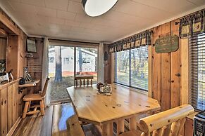 Riverfront Grayling Retreat w/ Fire Pit & Dock!