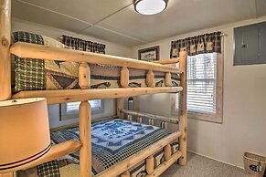 Riverfront Grayling Retreat w/ Fire Pit & Dock!