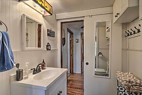 Riverfront Grayling Retreat w/ Fire Pit & Dock!