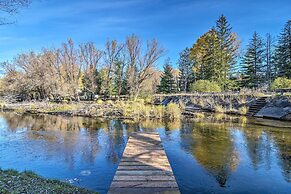 Riverfront Grayling Retreat w/ Fire Pit & Dock!