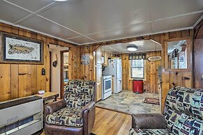 Riverfront Grayling Retreat w/ Fire Pit & Dock!