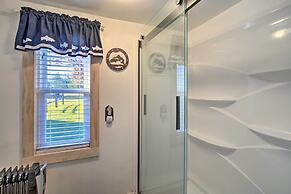 Riverfront Grayling Retreat w/ Fire Pit & Dock!