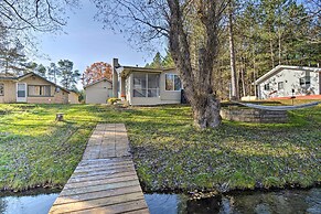 Riverfront Grayling Retreat w/ Fire Pit & Dock!