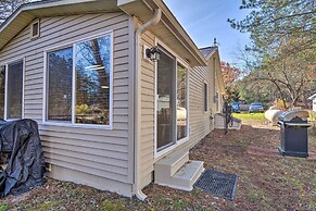 Riverfront Grayling Retreat w/ Fire Pit & Dock!