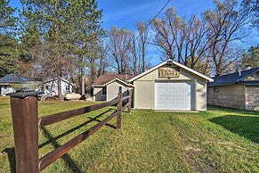 Riverfront Grayling Retreat w/ Fire Pit & Dock!