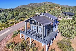 Modern Pine Retreat w/ Deck & Stunning Views!