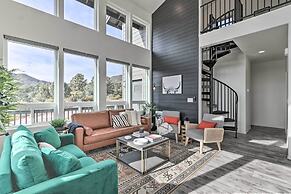 Modern Pine Retreat w/ Deck & Stunning Views!