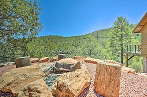 Deck & Mogollon Rim Views: Secluded Payson Cabin