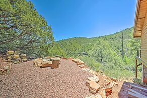 Deck & Mogollon Rim Views: Secluded Payson Cabin