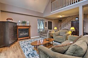 Deck & Fire Pit: Lake-view Osage Beach Home!