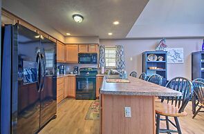 Deck & Fire Pit: Lake-view Osage Beach Home!