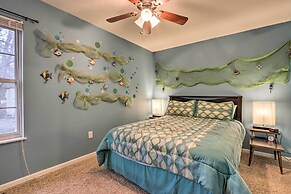 Deck & Fire Pit: Lake-view Osage Beach Home!