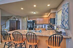 Deck & Fire Pit: Lake-view Osage Beach Home!