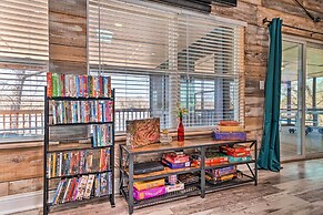 Lakefront Fort Towson Home: Private Dock & 3 Decks