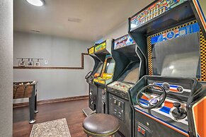 Mtn-view Home on 3 Acres w/ Arcade & Hot Tub!