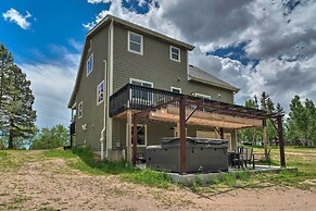 Mtn-view Home on 3 Acres w/ Arcade & Hot Tub!