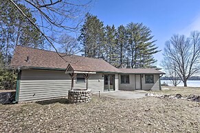 Lakefront Escape w/ Fishing Pier & Snowmobiling!