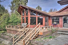 Serene Riverfront Escape w/ Hot Tub & Views!