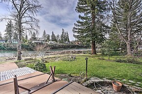 Serene Riverfront Escape w/ Hot Tub & Views!